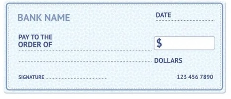 Donate with check